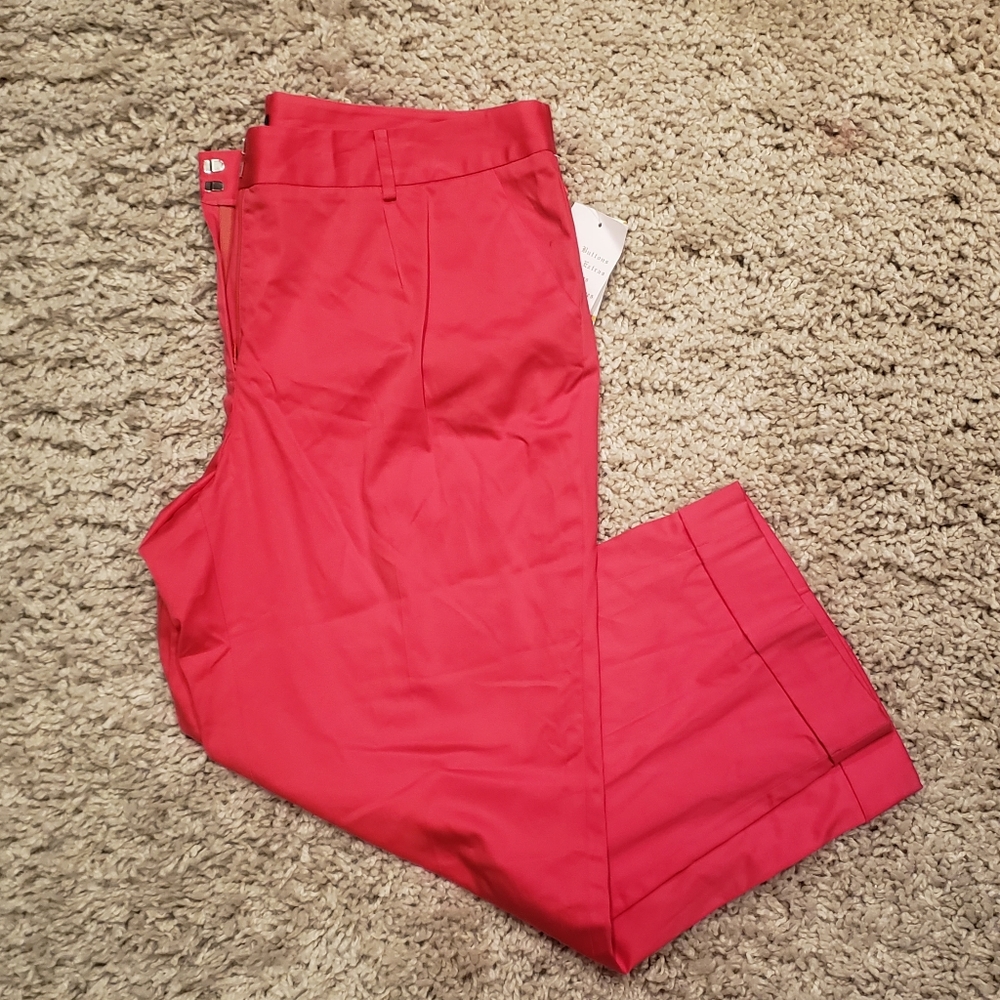 NWT Jones New York Capri Pants Coral Size 16W